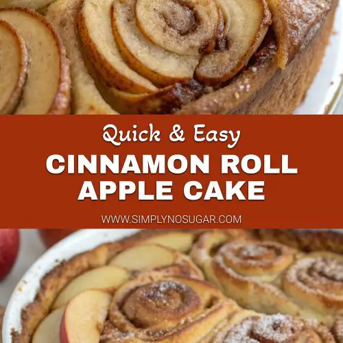 Cinnamon Roll Apple Cake pinterest