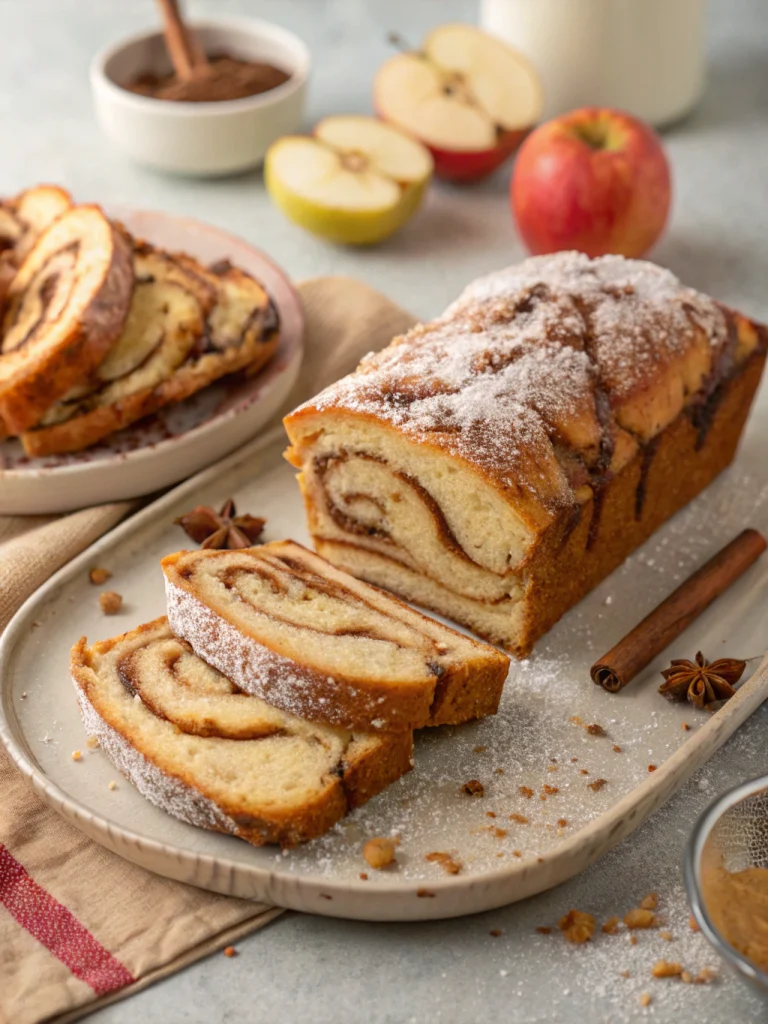 Cinnamon Swirl Apple Bread