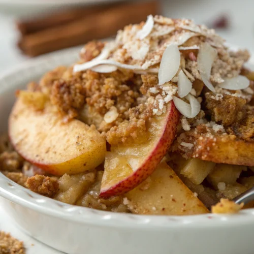Coconut Flake Apple Crisp 1