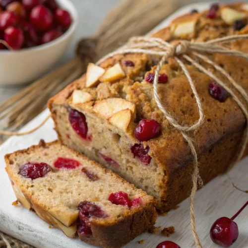 Cranberry Apple Bread 1