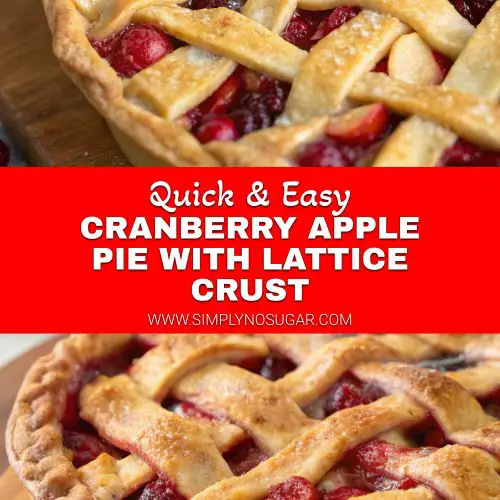 Cranberry Apple Pie with Lattice Crust pinterest