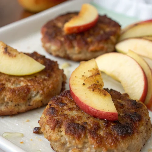 Crispy Apple and Pork Breakfast Sausage Patties 1