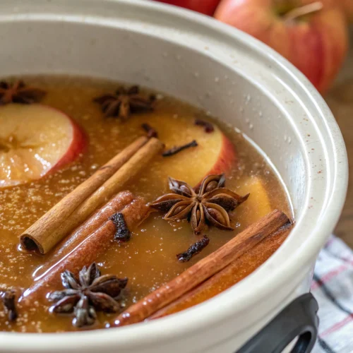 Crockpot Spiced Apple Cider 1