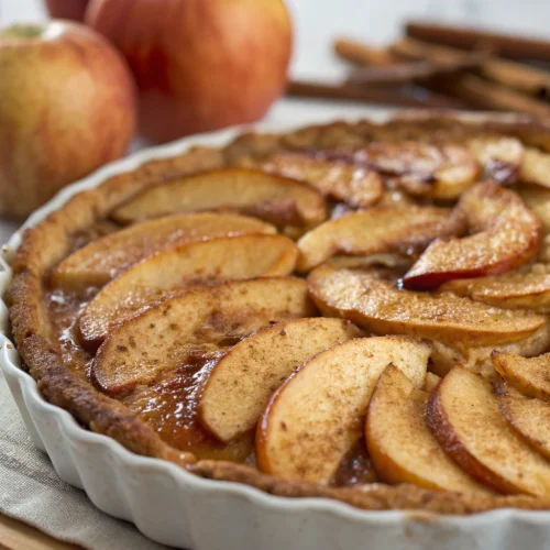 Crustless Baked Apple Pie 1