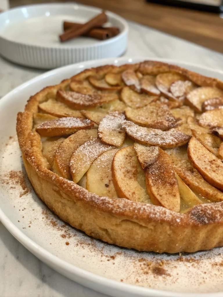 Crustless Baked Apple Pie