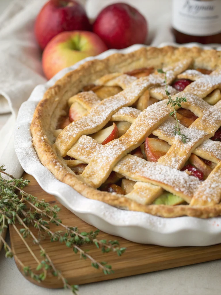 Earl Grey Infused Apple Pie