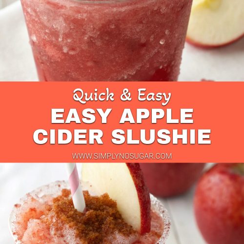 Easy Apple Cider Slushie pinterest