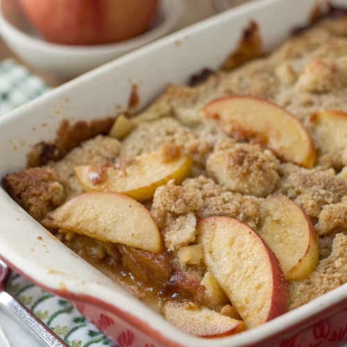 Easy Apple Cobbler with Cake Mix 1