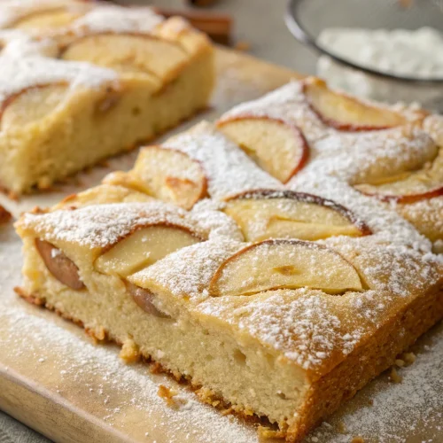 Easy Apple Sheet Cake 1