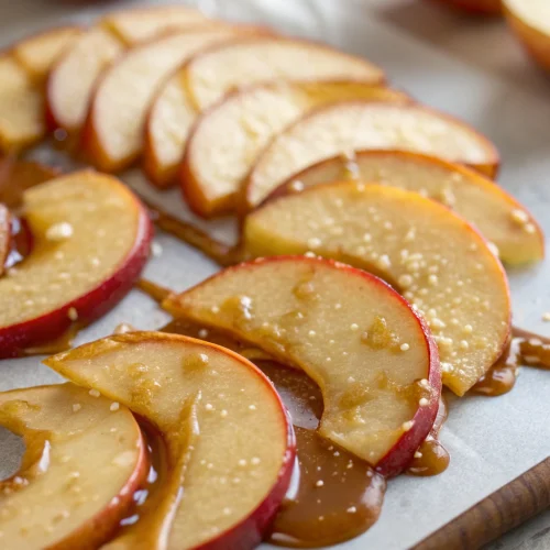 Easy Caramel Apple Slices 1