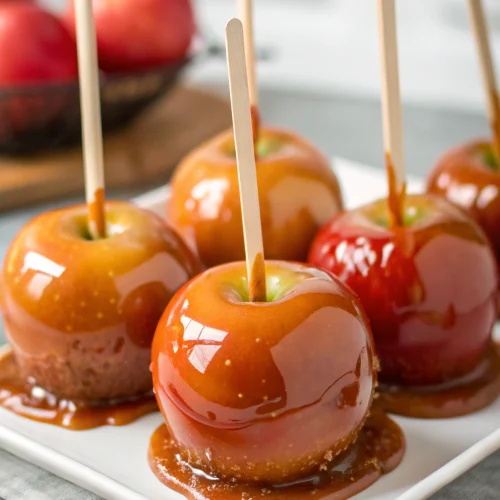 Easy Caramel Apples with Kraft Caramels 1