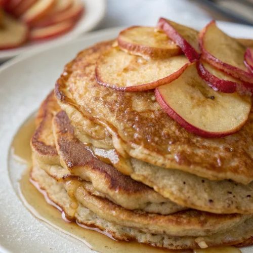 Flourless Apple Oatmeal Pancakes 1