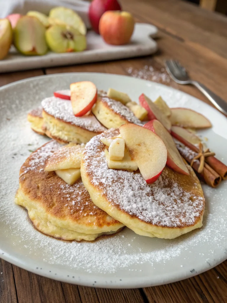 Fluffy German Apple Pancakes