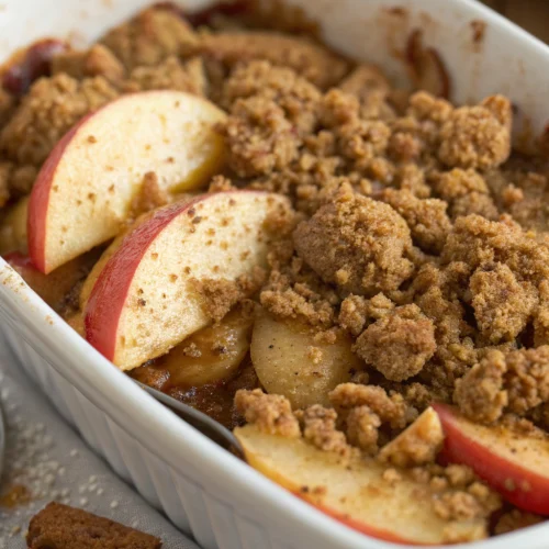 Gingersnap Cookie Apple Crisp 1