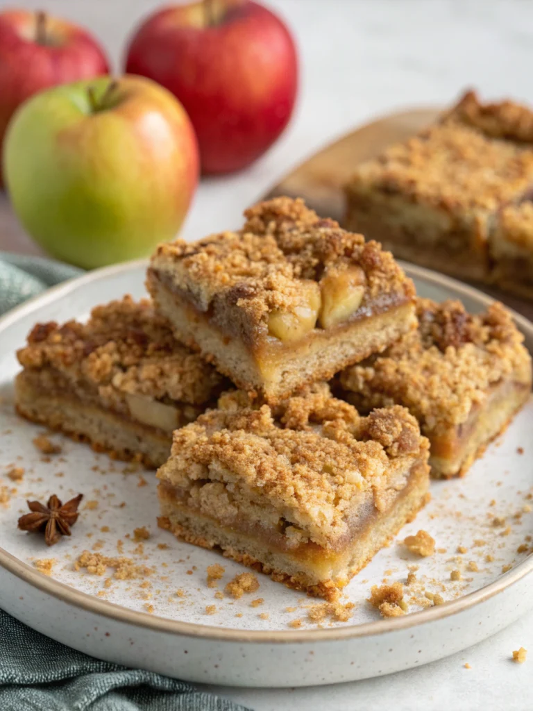 Gluten-Free Apple Crumble Bars