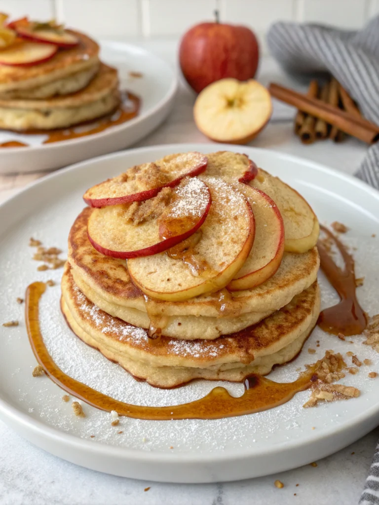 Gluten-Free Apple Ring Pancakes