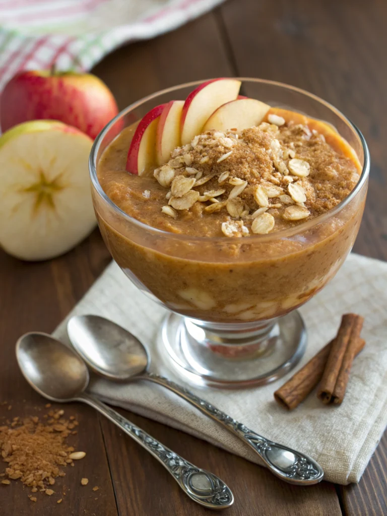 Healthy Apple Pie Smoothie with Oats