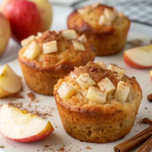 High Protein Apple Greek Yogurt Muffins 1