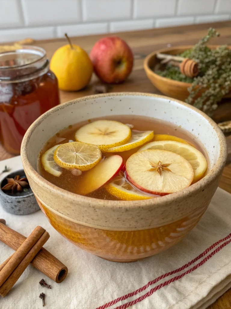 Honey Lemon Apple Cider