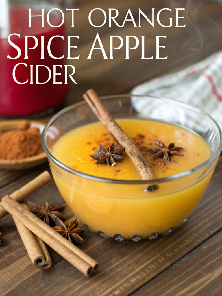 Hot Orange Spice Apple Cider