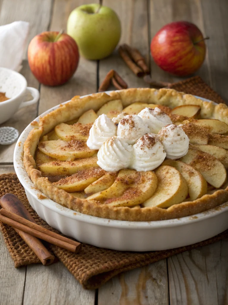 Irish Cream Apple Pie