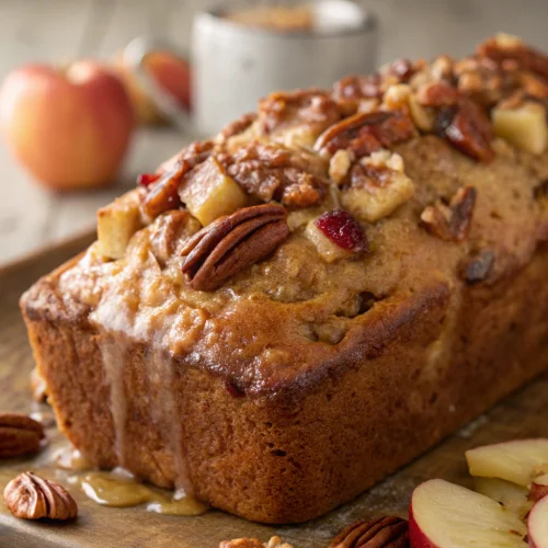 Maple Pecan Apple Bread 1