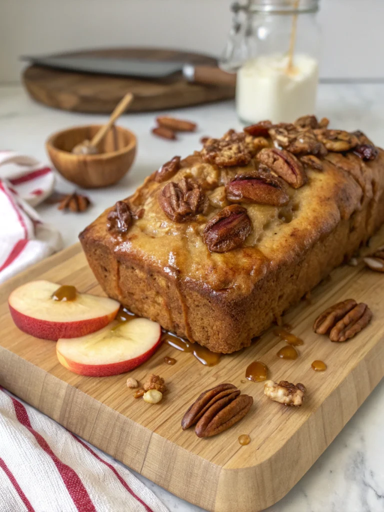 Maple Pecan Apple Bread