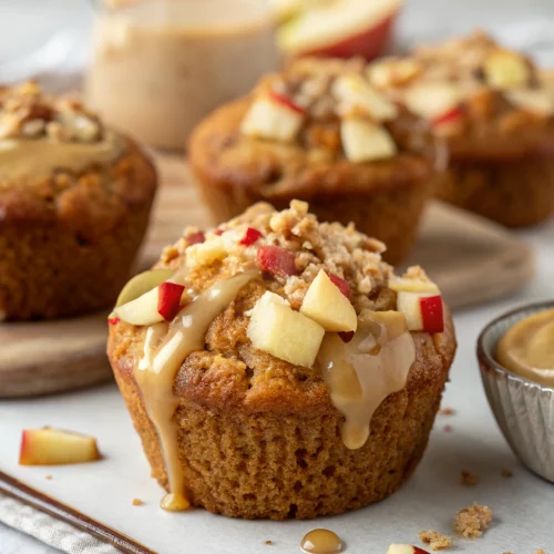 Maple Tahini Apple Muffins 1