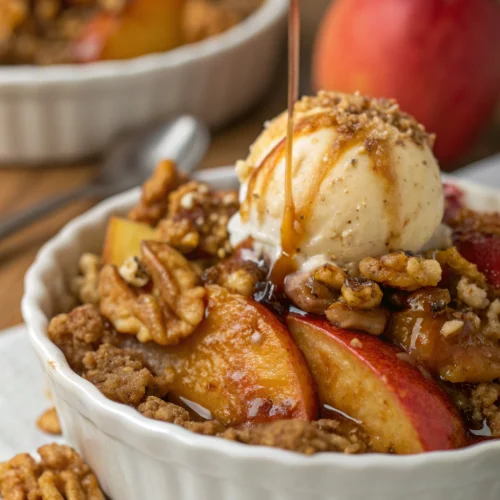 Maple Walnut Apple Crisp 1