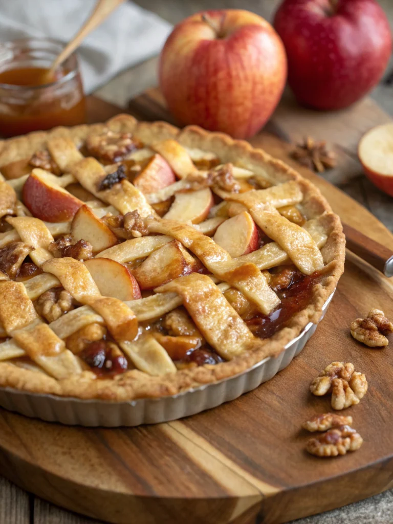 Maple Walnut Apple Pie