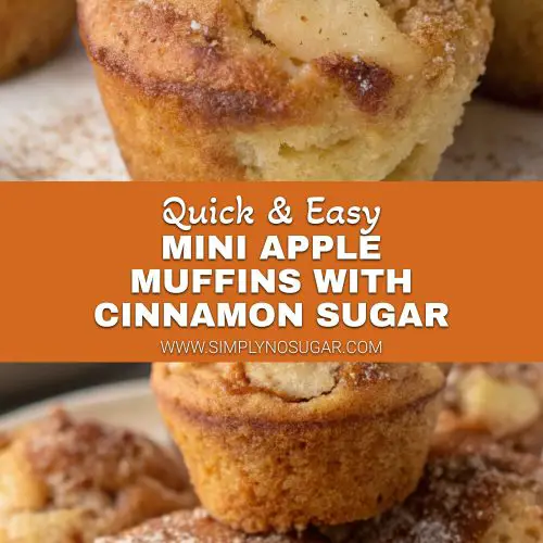 Mini Apple Muffins with Cinnamon Sugar pinterest
