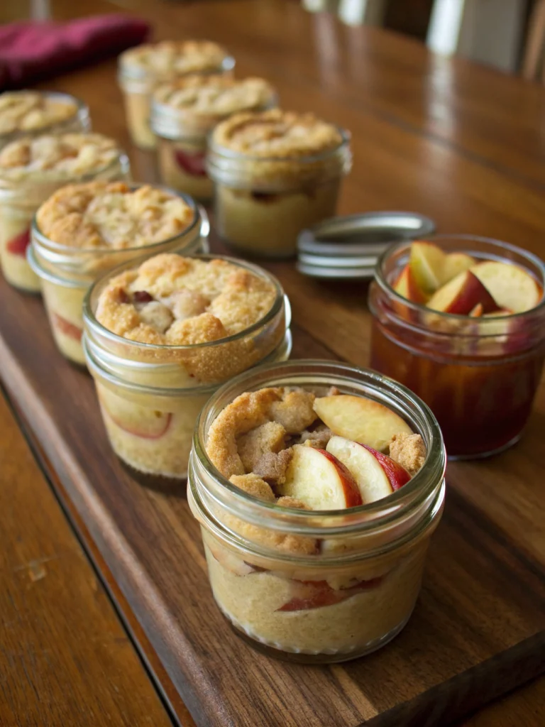 Mini Apple Pies in Jars