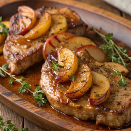 Miso Apple Pork Chops 1