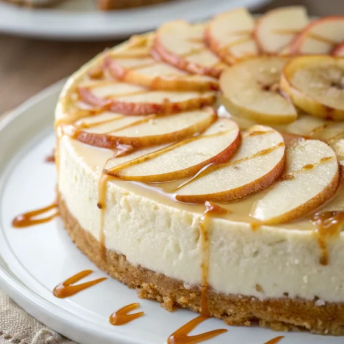 No-Bake Apple Cheesecake 1