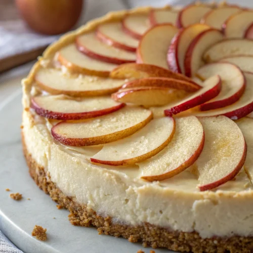 No-Bake Apple Cheesecake 1