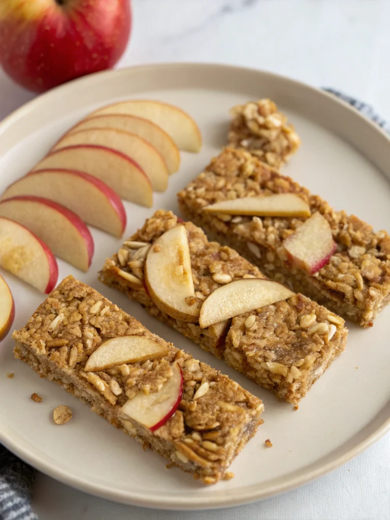 No-Bake Apple Granola Bars