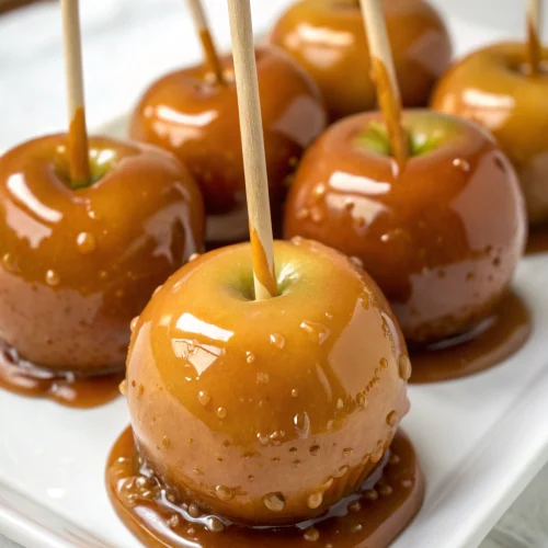 No Corn Syrup Caramel Apples 1