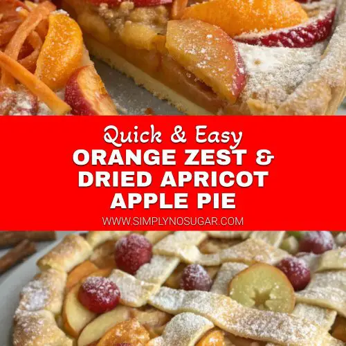 Orange Zest & Dried Apricot Apple Pie pinterest