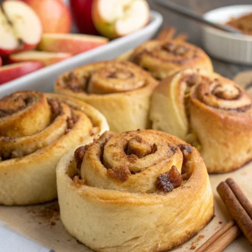 Overnight Apple Cinnamon Rolls 1