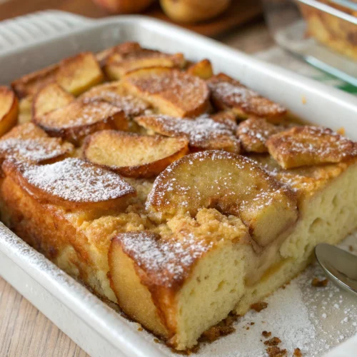 Overnight Apple French Toast Casserole 1