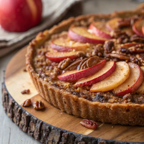 Paleo Apple Pie with Pecan Crust 1