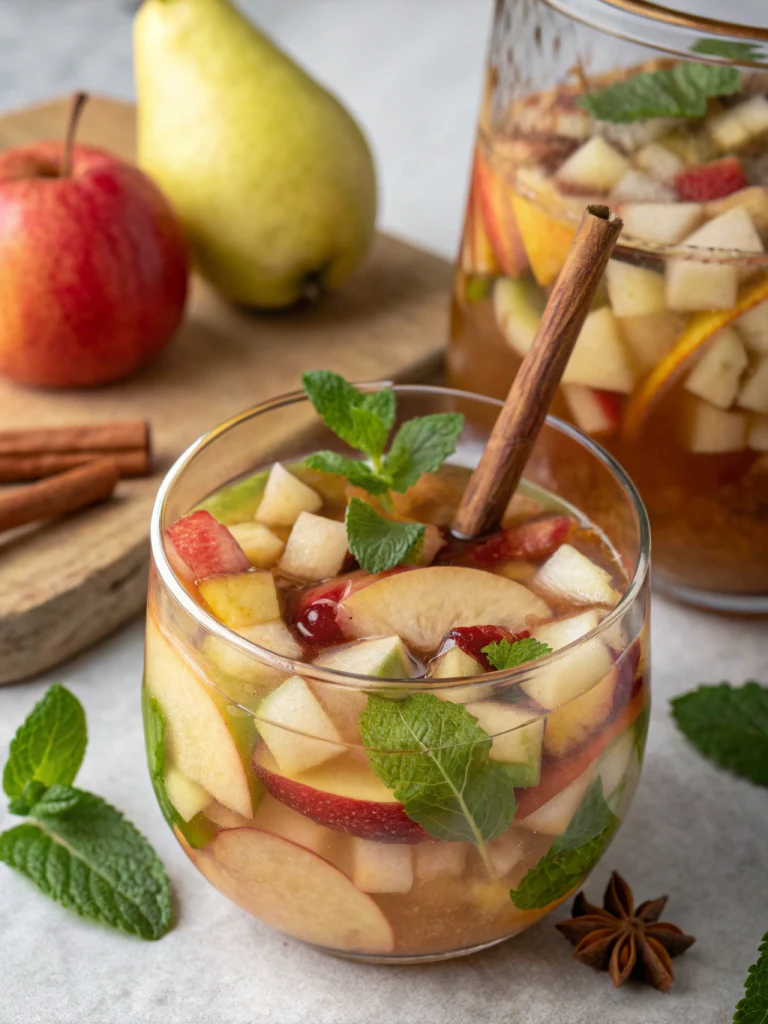 Pear and Apple Cider Punch