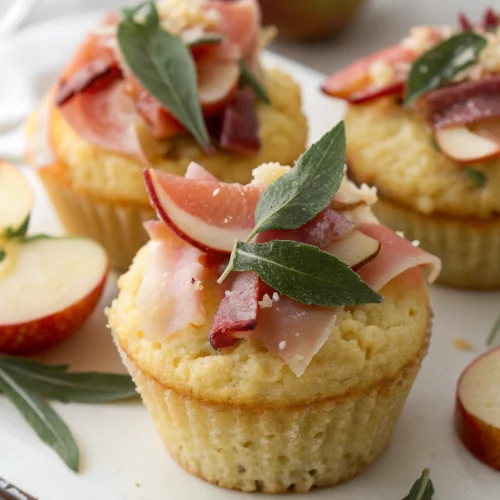 Prosciutto and Apple Muffins with Sage 1