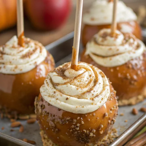 Pumpkin Spice Caramel Apples 1
