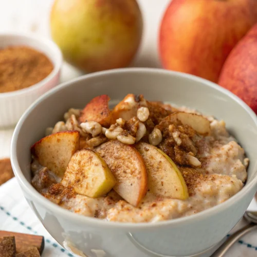 Roasted Apple and Pear Overnight Oats 1