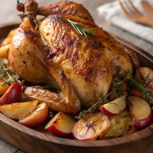 Roasted Chicken and Apples 1