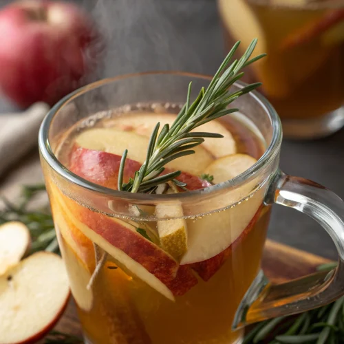 Rosemary Infused Apple Cider 1