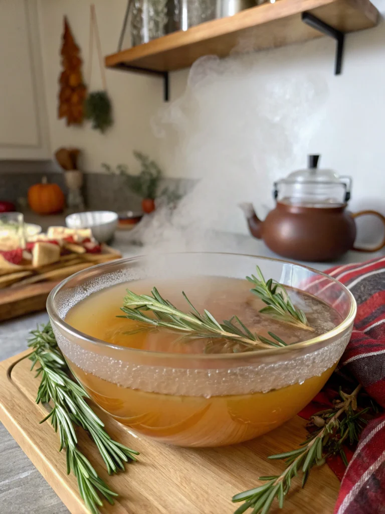 Rosemary Infused Apple Cider