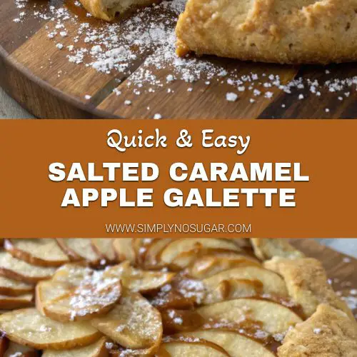 Salted Caramel Apple Galette pinterest