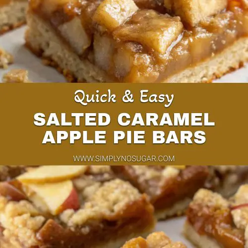 Salted Caramel Apple Pie Bars pinterest